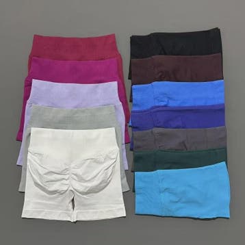 Dames High Waist Push-up Sportshorts - Perfect voor Fitness,, Verzenden, Nieuw
