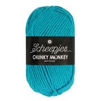 SCHEEPJES CHUNKY MONKEY  100G - 1068 TURQUOISE, Verzenden, Nieuw