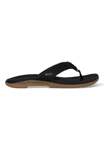 Reef Slippers Leather Offshore CJ9056 Zwart-46, Verzenden, Nieuw, Zwart