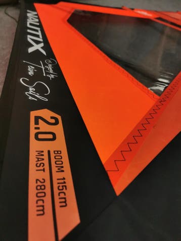 Windsurf kinderzeil / beginnerszeil, Watersport en Boten, Windsurfen, Nieuw, Zeil, Met draagtas