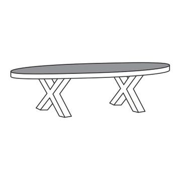 Salontafel TOV13-XM Tegelen - salontafel, Huis en Inrichting, Tafels | Salontafels, Nieuw, Overige materialen