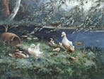 Hendrik Breedveld (1918-1999) - Eendenfamilie aan de, Antiek en Kunst, Kunst | Schilderijen | Klassiek