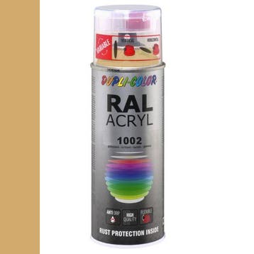 Dupli-Color Ral Acryl Ral 1002 Zand geel Hoogglans 400 ml, Ophalen of Verzenden, Nieuw