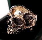 Zegelring - Krachtige visie - schedel - Memento Mori -