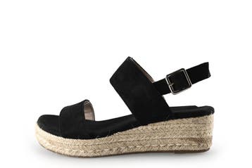 Dolcis Sandalen in maat 38 Zwart, Dolcis, Verzenden, Zwart, Sandalen of Muiltjes