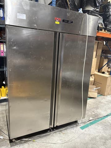 Studio 54 Kronus Oasis 1400 Horeca Dubbeldeurs Vrieskast RVS, Ophalen of Verzenden, Gebruikt