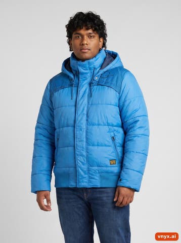 G-Star RAW Puffer Heren maat XL Blauw Vintage, Ophalen of Verzenden, Nieuw
