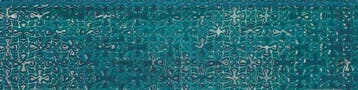 Wandtegel Equipe Rain Decor Blauw Glans 7,5x30 (Muurtegels), Nieuw, 20 tot 40 cm, 10 m² of meer, Wandtegels