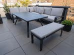 ACTIE! Garden Impressions low dining loungeset Rondo 6 delig, Ophalen of Verzenden, 8 zitplaatsen, Loungeset, Bank