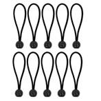 ProPlus Tentspanners - Elastisch - 15 cm - Zwart - 10 stuks, Caravans en Kamperen, Ophalen of Verzenden, Nieuw