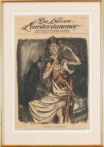 Jan Sluijters (1881-1957) - De nieuwe Amsterdammer 3 juni