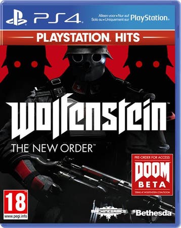 Wolfenstein the New Order (PlayStation Hits) (PlayStation 4), Verzenden, Gebruikt, Vanaf 12 jaar
