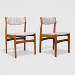 2x Deens design eetkamerstoelen Erik Buch, Nieuw