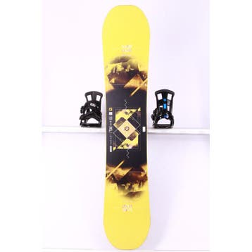 160 snowboard SALOMON WILD CARD XL unite, black/yellow, ALL, Verzenden, Gebruikt