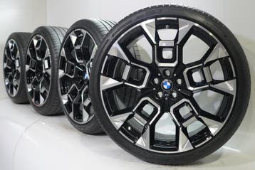 BMW iX3 NA5 M1054 22 inch velgen Hankook Zomerbanden Origine, Gebruikt, Velg(en), Overige maten, Ophalen of Verzenden