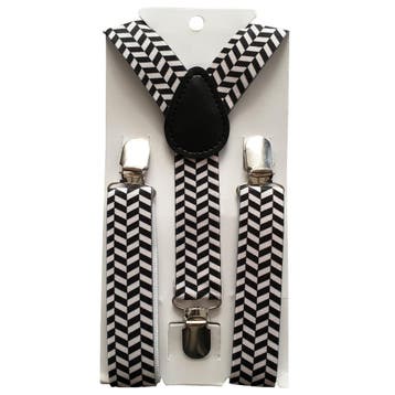 Fako Fashion - Kinder Bretels - Print - Staafjes - 65cm -, Kinderen en Baby's, Verzenden, Nieuw
