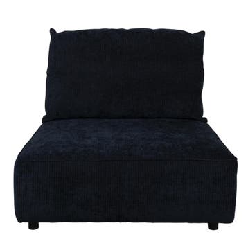 Zuiver Hunter 1,5-zitsbank Element Met Rug Navy - Modulaire, Huis en Inrichting, Banken | Bankstellen, Eenpersoons, 100 tot 125 cm