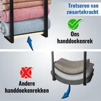 Handdoekrek Handdoekhouder voor Badkamer en Keuken -, Huis en Inrichting, Ophalen of Verzenden, Nieuw