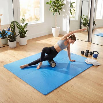 Gym Vloer Tegels | 50x50cm Schuim | Premium | OP=OP, Overige materialen, Rug, Overige typen, Nieuw
