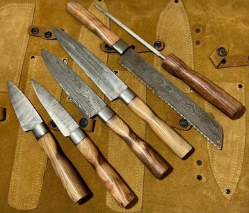 Keukenmes - Kitchen knife set - Keuken- en BBQ-set (0131) -