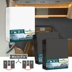 Textielpakket Camper lengtebedden met midden matras - 2, Verzenden, Nieuw, Wit