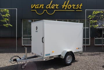 Hapert gesloten aanhangwagen enkelasser AANBIEDING, Auto diversen, Aanhangers en Bagagewagens, Ophalen, Nieuw