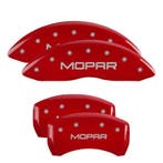 MGP 4 Caliper Covers Engraved Front & Rear MOPAR Red finish, Ophalen of Verzenden, Nieuw