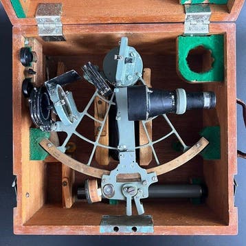 Sextant - Gegoten messing, Messing - Tamaya & Co. Ltd ,Ginza