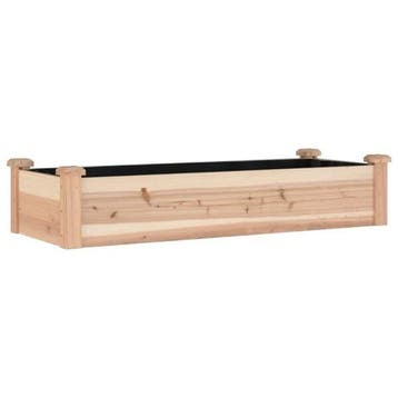 Moestuinbak 120cm - Massief Hout | Laatste Stuk!, Gebruikt, Minder dan 30 cm, 100 cm of meer, Ophalen of Verzenden