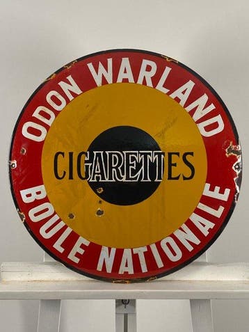 BOULE NATIONALE - Emaille bord - Ø50 cm - Gemaakt van een