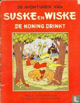 Suske en Wiske - De koning drinkt - 1955, Eén stripboek, Verzenden, Gelezen, Vandersteen, Willy.