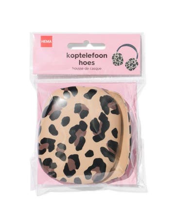 HEMA Koptelefoonhoes luipaard 2-delig, Verzenden, Nieuw
