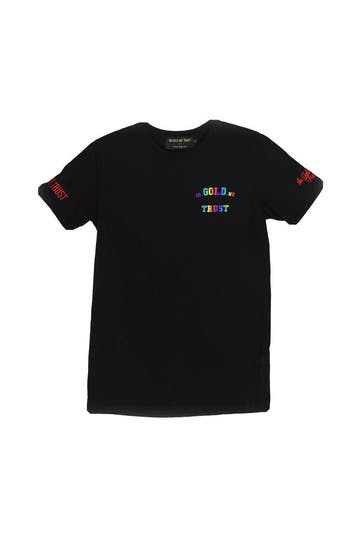In Gold We Trust T-shirt in maat S Zwart, Kleding | Heren, Verzenden, Zo goed als nieuw, Zwart, In Gold We Trust