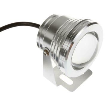 LED Bouwlamp Koel Wit - 10 Watt - Rond - 12 Volt, Ophalen of Verzenden, Nieuw, Minder dan 50 watt, Lamp met armatuur