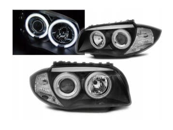 Koplamp units Angel Eyes CCFL Black geschikt voor BMW, Auto-onderdelen, Verlichting, Verzenden, Nieuw, BMW