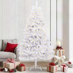 vidaXL Kunstkerstboom met 300 LED Wit 210 cm PVC en Metaal, Diversen, Verzenden, Nieuw