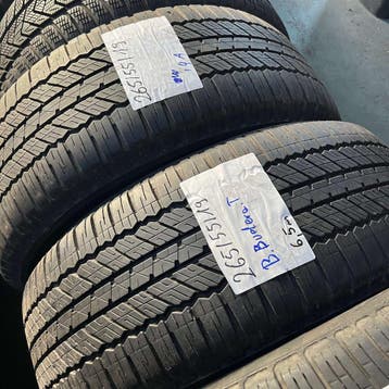 2 x Bridgestone 265-55-19 Zomerbanden 6,5mm, Auto-onderdelen, Banden en Velgen, 19 inch, Gebruikt, 265 mm, Ophalen of Verzenden