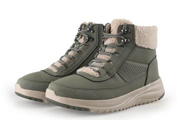 Skechers Snowboots in maat 40 Groen, Kleding | Dames, Schoenen, Skechers, Verzenden, Snowboots, Zo goed als nieuw