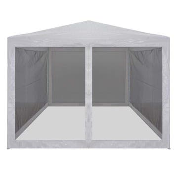 Partytent 3x3m wit, retourproduct -29%, Partytent, Minder dan 4 meter, Zo goed als nieuw, 2 meter of meer