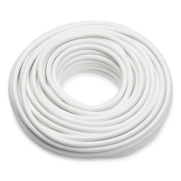 Huishoudsnoer | VMvL | 3x 1 mm² | 25 meter (Wit), Verzenden, Nieuw