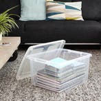 Sunware Stapelbox Nesta 32 Liter Transparant, Doe-het-zelf en Verbouw, Kratten en Dozen, Ophalen of Verzenden, Nieuw