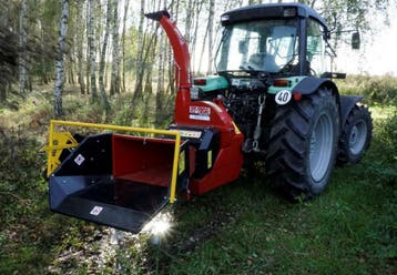 Takkenversnipperaar, Hakselaar 17 cm 2 Hydraulische rollen, Hakselaar