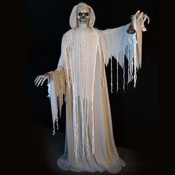 Halloween Decoratie Klokkenluider Skelet 182cm Animatronic, Verzenden, Nieuw, Overige typen