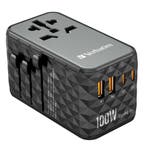 Verbatim UTA-06 100W GaN III universele reisadapter Met 2..., Verzenden, Nieuw, Overige typen