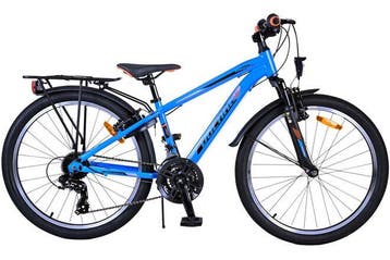 Volare Cross 24 inch jongensfiets - Blauw - 21 versnellingen, Fietsen en Brommers, Verzenden, Nieuw