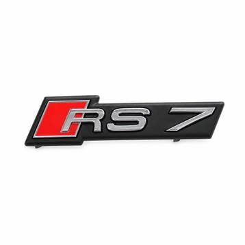 Audi RS7 (C8) embleem - chroom, Ophalen of Verzenden, Nieuw, Audi