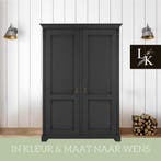 Landelijk klassieke kast, kledingkast, tweedeurskast legkast, Nieuw