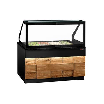 GGM Gastro | Saladette TORONTO - 1500mm - Houten voorkant -, Verzenden, Nieuw in verpakking