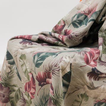 BA212 - Stof Foglie Tropicali – Hoogwaardige Linnenblend