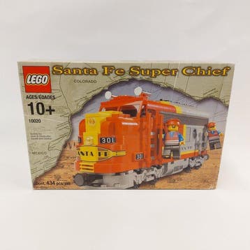 Lego Set - 10020 - Train - LEGO 10020 Santa Fe Super Chief –, Nieuw